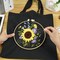 Canvas Tote Bag Embroidery Kit with Sunflower Pattern, Embroidery Kits for Beginners Adults, Arts and DIY Crafts Embroidery Starter kit, Include Stamped Embroidery Bag, Color Threads, Embroidery Tools